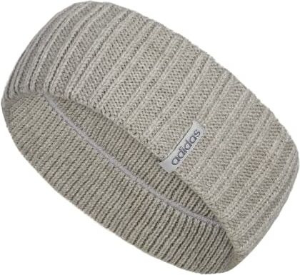 Adidas Women's Linear Knit Headband, Light Grey F22, One Size