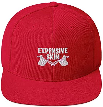 Teegarb Letter Blanket Cappello Snapback Esilarante Tatuatore Tatuatore Pelle Dipinta Pittura Amante Inchiostri Umoristici Ago Modifica del Corpo, Rosso, taglia unica