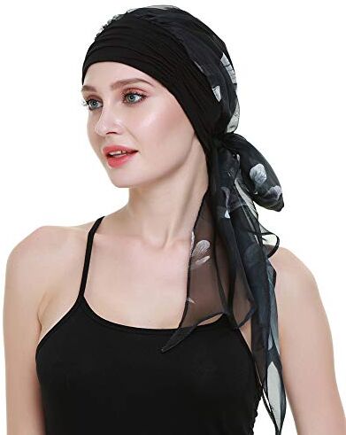 FocusCare la chemio berretti per le donne leggero foulard copricapo femminile di cancro per i capelli lunghi ragazze