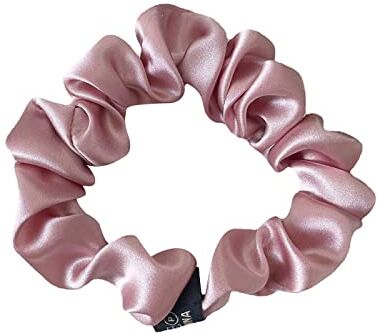 QQYG Fasce Per Capelli Elastiche In Seta Da Donna 1.5-3.5Cm 16Mm Fascia Per Capelli Solida In Seta Di Gelso   Copricapo Più Liscio Per Capelli Sani Per Le Donne, Polvere Di Pasta Di Fagioli2.5