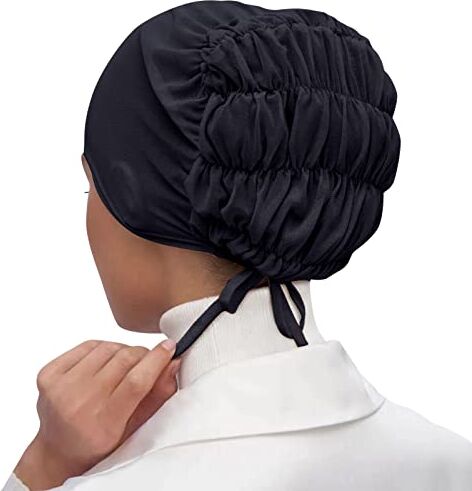 YWSTYllelty Fascia Capelli Donna Cappello da donna in tinta unita con fasciatura in rete, cappello con cintura elastica traspirante, sciarpa con cappuccio e Fascia Nuziale Sposa