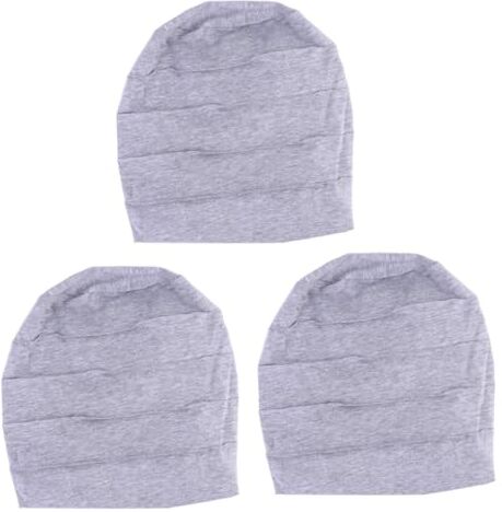 FRCOLOR 3 Pz notte per donna cosmequic tappo per chemioterapia multifunzione cotton cappello da donna che dorme cappello da notte doppio berretto da notte tappo di copertura Mancare