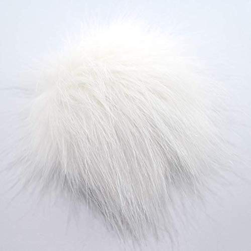 Unbekannt PRO Lana PON PON in Acrilico, Colore: Bianco Neve, 12-14 cm