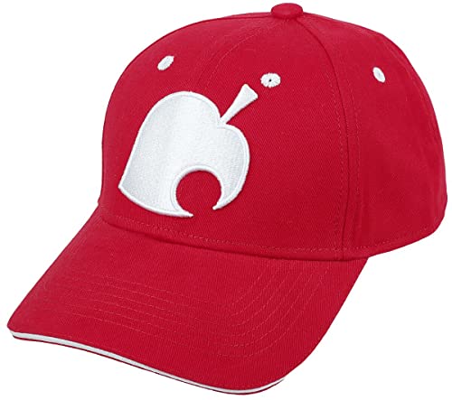 Difuzed Animal Crossing Logo Unisex Cappello Rosso 100% Cotone