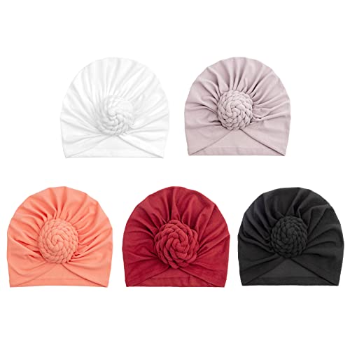 DRESHOW Donne Africane Turbante Pre-Legato Copricapo a treccia Testa Avvolge Cappello Boho Turbante Chemio Cap Elastico Annodato Berretto