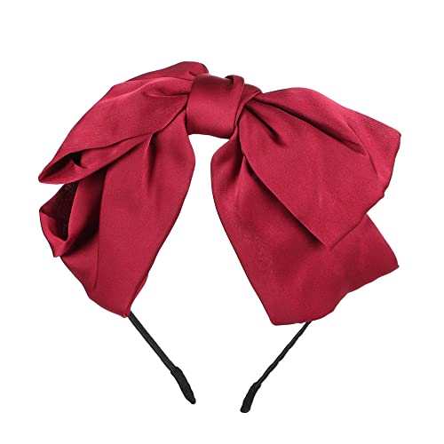 Generic Cerchietto per capelli vintage da donna, per feste, accessori per capelli (rosso)