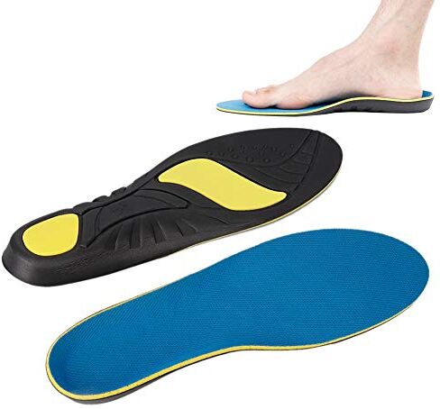 Leftwei Assorbimento del Sudore Delicato sulla Pelle Scarpe comode ad Alta Elasticità Soletta, Soletta Sportiva, Unisex per Stivali da Lavoro, Scarpe da Passeggio, da Corsa e Casual Uomo, Donna(S)