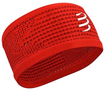 COMPRESSPORT Headband On/off family1, Corsa Unisex-Adult, Rosso, Uniq Size