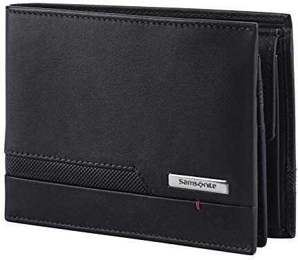 Samsonite Pro-DLX 5 SLG Accessori da Viaggio- Portafogli, Portafoglio Orizzontale: 13 x 1 x 9.6 cm, Nero (Black)