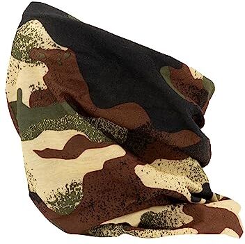 Colours & Beauty Fascia Capelli Donna Camouflage Marrone Verde Beige  Scaldacollo Cotone   Fascia per Capelli Uomo   Scaldacollo Moto   Fascia Running   Antivento Ciclismo Uomo