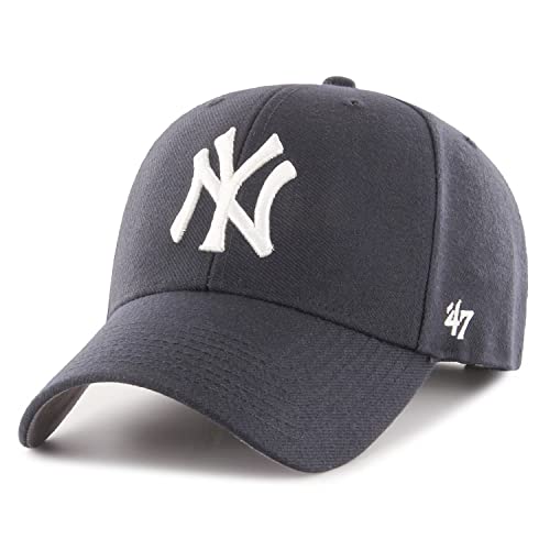 47 ' Brand MLB New York Yankees ' MVP-Berretto da Baseball Unisex Adulto Blu (Navy) Taglia Unica
