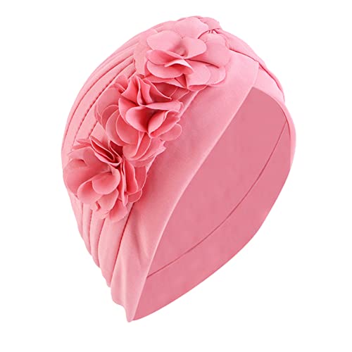 Generico Vestiti per Natale Donne Cancro Sciarpa Cappello Cap Sciarpa Turbante Wrap Turbante Cappelli Copricapi Fascia per Ragazzo (Pink, One Size)