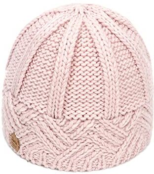 Famboz Moda Spessa Pianura Donna Uomo Autunno Inverno Lana Cappelli Maglia Morbido Caldo Berretti Cap (Rosa)