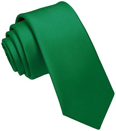 JEMYGINS Cravatta Uomo Multicolore Sottile 6CM Verde