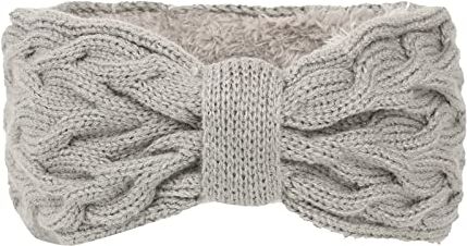 Generico Caldo Inverno Fasce Per Le Donne Crochet Turbante Scaldino Dell'orecchio Della Fascia Regali 1Pack Bandana Sportiva (Grey, One Size)