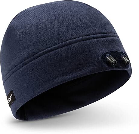 Velamp STOKER: cappellino in spandex con luce LED ricaricabile. Blu