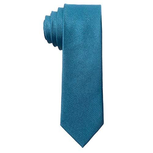 MASADA Cravatta Uomo accuratamente realizzata e rifinita a mano 6 cm di larghezza Jeans blu