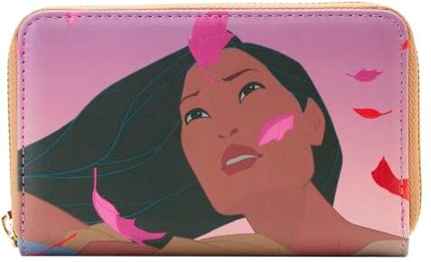 Loungefly Disney Pocahontas Princess Scene, Multicolore, Portafoglio Bifold, One Size