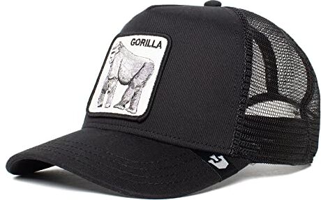 Goorin Bros. Cappello da Baseball da Uomo The Farm A-Frame, Trucker-Gorilla-Black-#27189, Taglia Unica