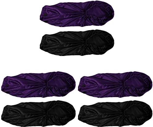 FRCOLOR 6 Pz Berretto Da Notte Lungo Con Fibbia Cappelli Da Donna Berretto a Treccia Per Dormire Cuffie Da Doccia Per Donna Cappello Per Le Donne Cosmetico Raso Mancare Cuffia Da Doccia