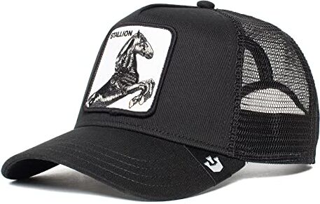 Goorin Bros. Cappello da Baseball da Uomo The Farm Trucker in Rete per Donna, Trucker-Stallion-Black-#27195, Taglia Unica