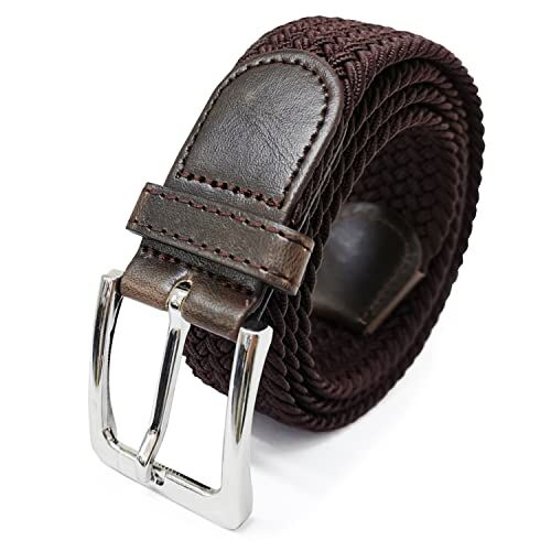 GLAMEXX24 Cintura Elastica Unisex in Tessuto Intrecciato Stretch Belt Cintura Elasticizzata per Uomo e Donna