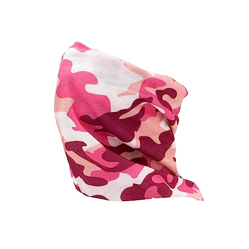 Colours & Beauty Fascia Capelli Donna Camouflage Rosa Fucsia   Scaldacollo Cotone   Fascia per Capelli Uomo   Scaldacollo Moto   Fascia Running   Antivento Ciclismo Uomo