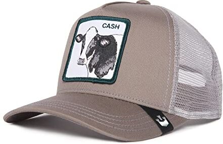 Goorin Bros. The Farm Cappello da camionista regolabile, Grey (Cold Cash Truckin), taglia unica