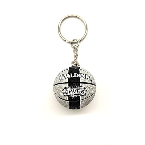 Generic Portachiavi NBA Keychain Collezionabili, varie squadre di pallacanestro Ciondolo creativo 3D, S
