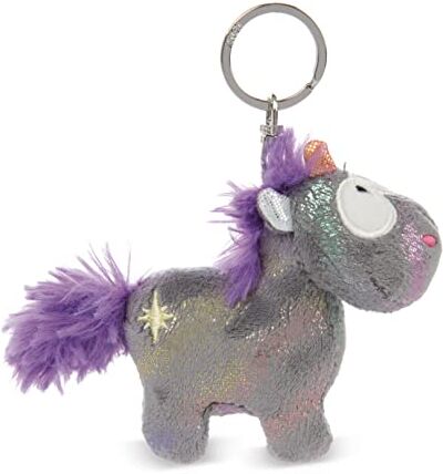 NICI - Portachiavi Theodor & Friends Unicorno Star Bringer 10cm Green, Colore Grigio,