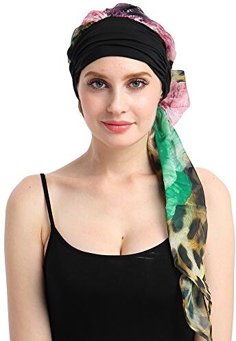 FocusCare la chemio Cappello Turbante Testa Sciarpe Pre Legato Copricapo Bandana per Cancro