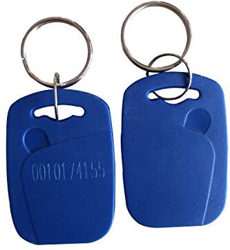 YARONGTECH Tag RFID Blu  125 Khz Em Marino portachiavi (Confezione da 100)