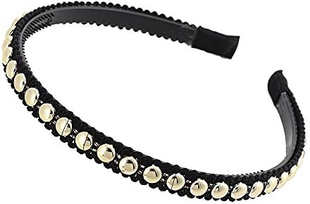 HHRHLKNH Fasce Per Capelli Donna Catene D'Oro Catene Capel Bands Hoop Per Le Donne Fascia Fascia Hairband Girls Accessori Per Capelli Elegante Elegante Ornamento Per Capelli Chic-A3