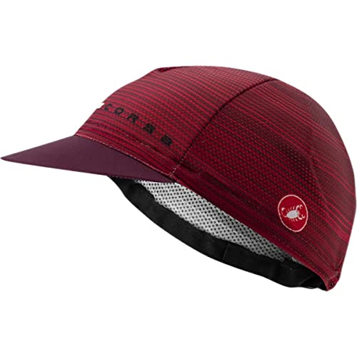 CASTELLI Rosso Corsa cap Bordeaux Berretto Uni