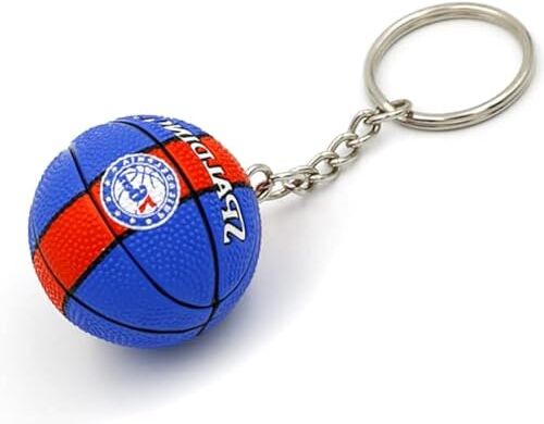 Generic Portachiavi NBA Keychain Collezionabili, varie squadre di pallacanestro Ciondolo creativo 3D, S