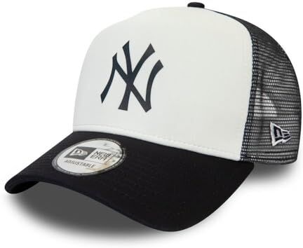 New Era York Yankees Frame Adjustable Trucker cap Team Colour Block White/Blue One-Size