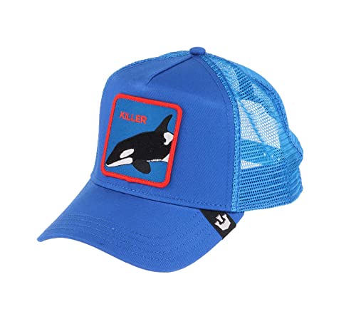 Goorin Bros. The Killer Whale Orka Blue A-Frame Adjustable Trucker cap One-Size
