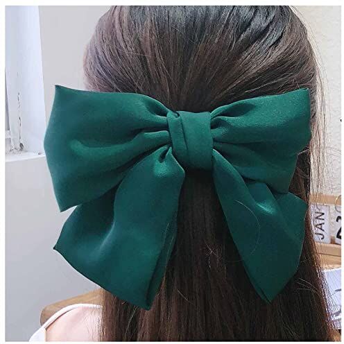 Inilbran Clip Di Capelli D'epoca Fiocco Raso Capelli Barrettes Seta Capelli Clip Barrette Retrò Bowknot Accessorio Capelli Raso Ribbion Bowknot Clip Copricapo Per Le Donne E Ragazze Copricapo