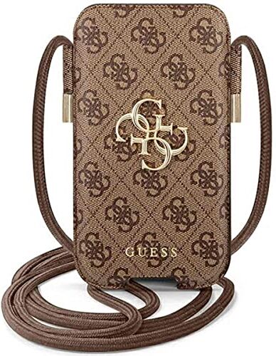 GUESS Borsa da 6,7 pollici GUPHL4GMGBR marrone 4G Big Metal Logo