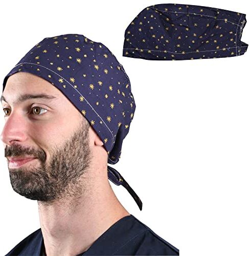 GIMA CAPPELLINO FANTASIA Stelle Taglia media (M), consigliata per uomo e donna con capelli corti o medio-lunghi.