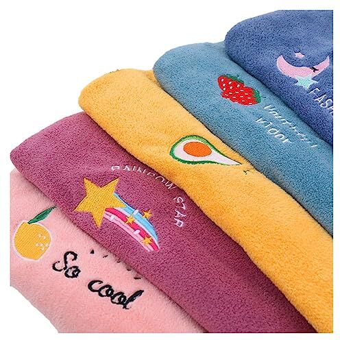 SETLNORA 1 Set Asciugamano Morbido da, Cuffia da Doccia Cuffia per Capelli Asciutti da Asciugamano da Ragazza con Bandana Morbida Asciugamano Cappelli da Bagno