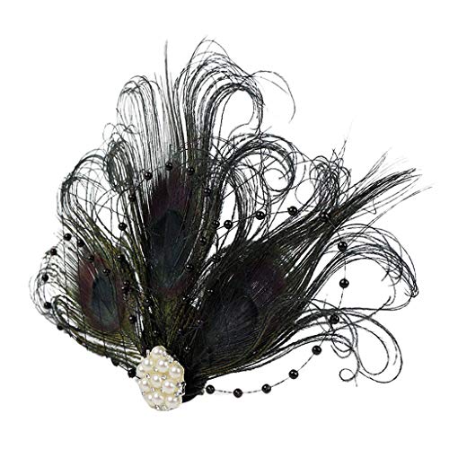 YWSTYllelty Fascia per Capelli Donna Inverno Spilla per Tea Clip Fascinators Party Wedding Hair Women Headband Headband Fasce Cerchietto Bambina