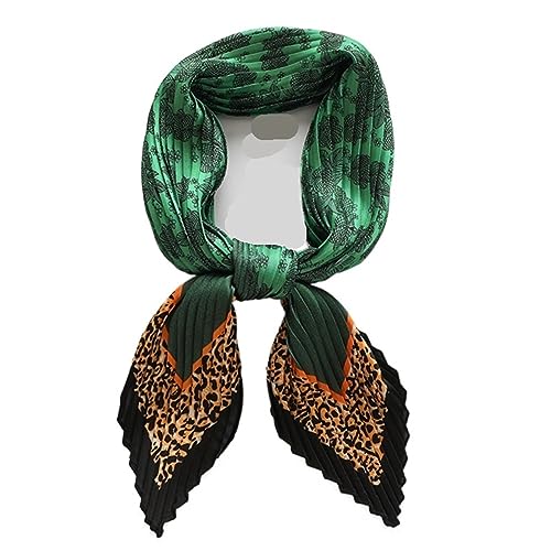 ERICAT Sciarpa fascia for capelli di lusso Fasce for capelli da donna Fasce for capelli Bandana da donna in seta Accessori for sciarpe (Color : FY538-2)