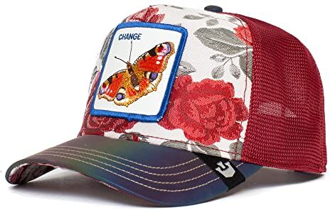 Goorin Bros. Metamorphosis Butterfly Red Adjustable Trucker cap