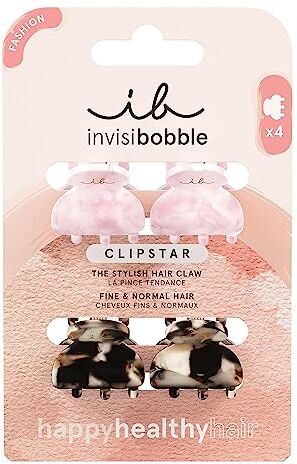 invisibobble mollette capelli bambina lilla e leopardo Petit Four x4 Mollette capelli donna con fermezza e durata Mollette capelli di tendenza per feste