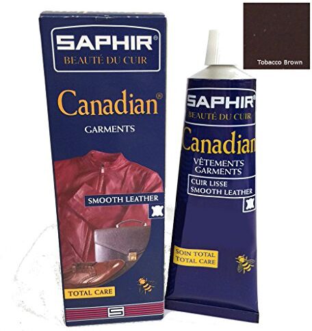 SAPHIR Zaffiro Canadian Regenerations Crema per Pelle Marrone-tabacco, 75 ml