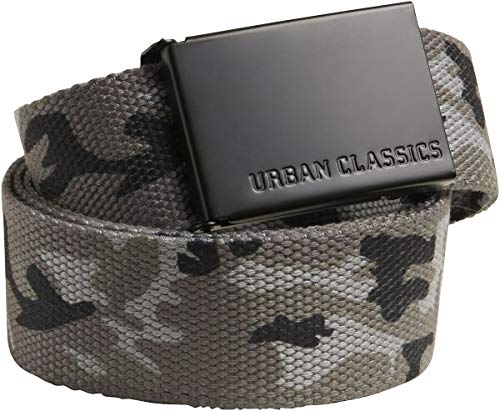 Urban Classics Cintura Unisex per Uomini e Donne, Cintura con Fibbia Scorrevole in Metallo, Regolabile, 100% Poliestere, Lunghezza 120 cm, Diversi Colori Disponibili, Taglia Unica