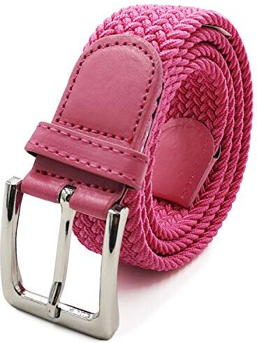 GLAMEXX24 Cintura Elastica Unisex in Tessuto Intrecciato Stretch Belt Cintura Elasticizzata per Uomo e Donna