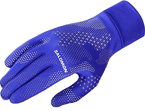 Salomon Cross Warm Guanti Unisex, Praticità, Calore traspirante, Design intelligente, Blue, S