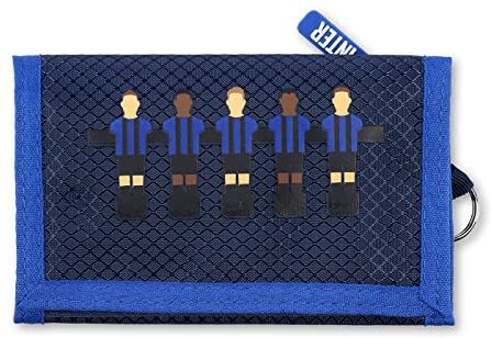 Inter Portafogli Calcio Balilla, Blu, Bambini e Ragazzi